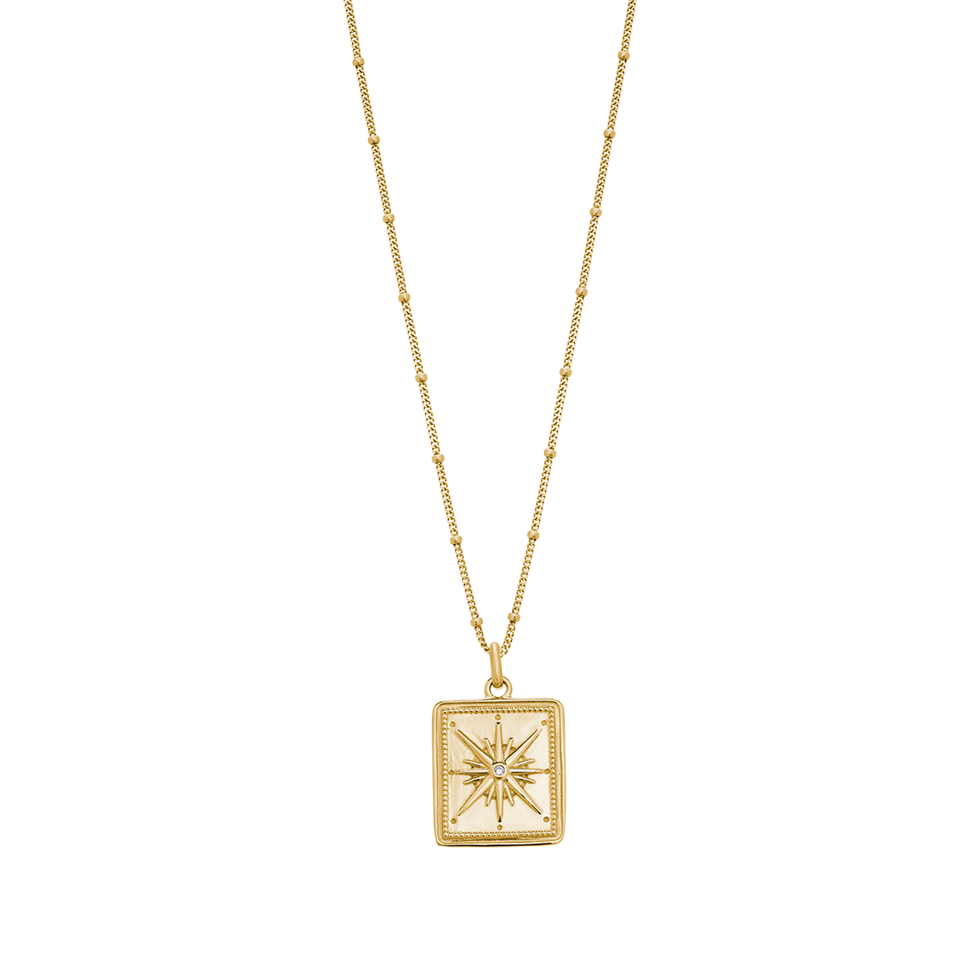 Kirstin Ash True North Coin Necklace, Gold