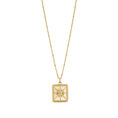 Kirstin Ash True North Coin Necklace, Gold