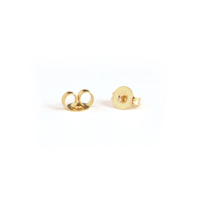 Linda Tahija 9k Gold Cora Diamond Charm Earrings