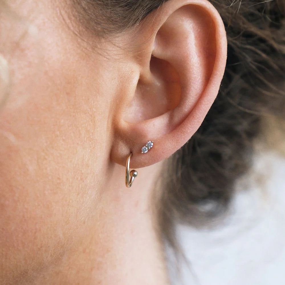 Linda Tahija 9k Gold Mondi Hoops