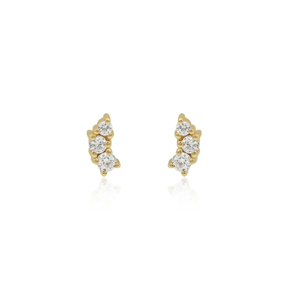 Linda Tahija Ebb Stud Earrings