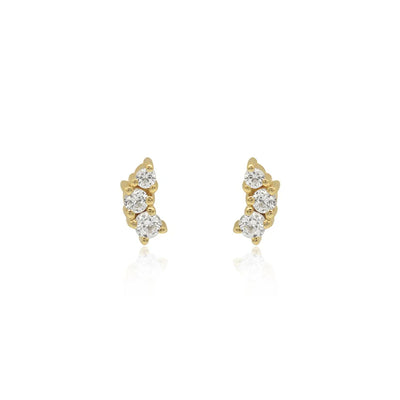 Linda Tahija Ebb Stud Earrings