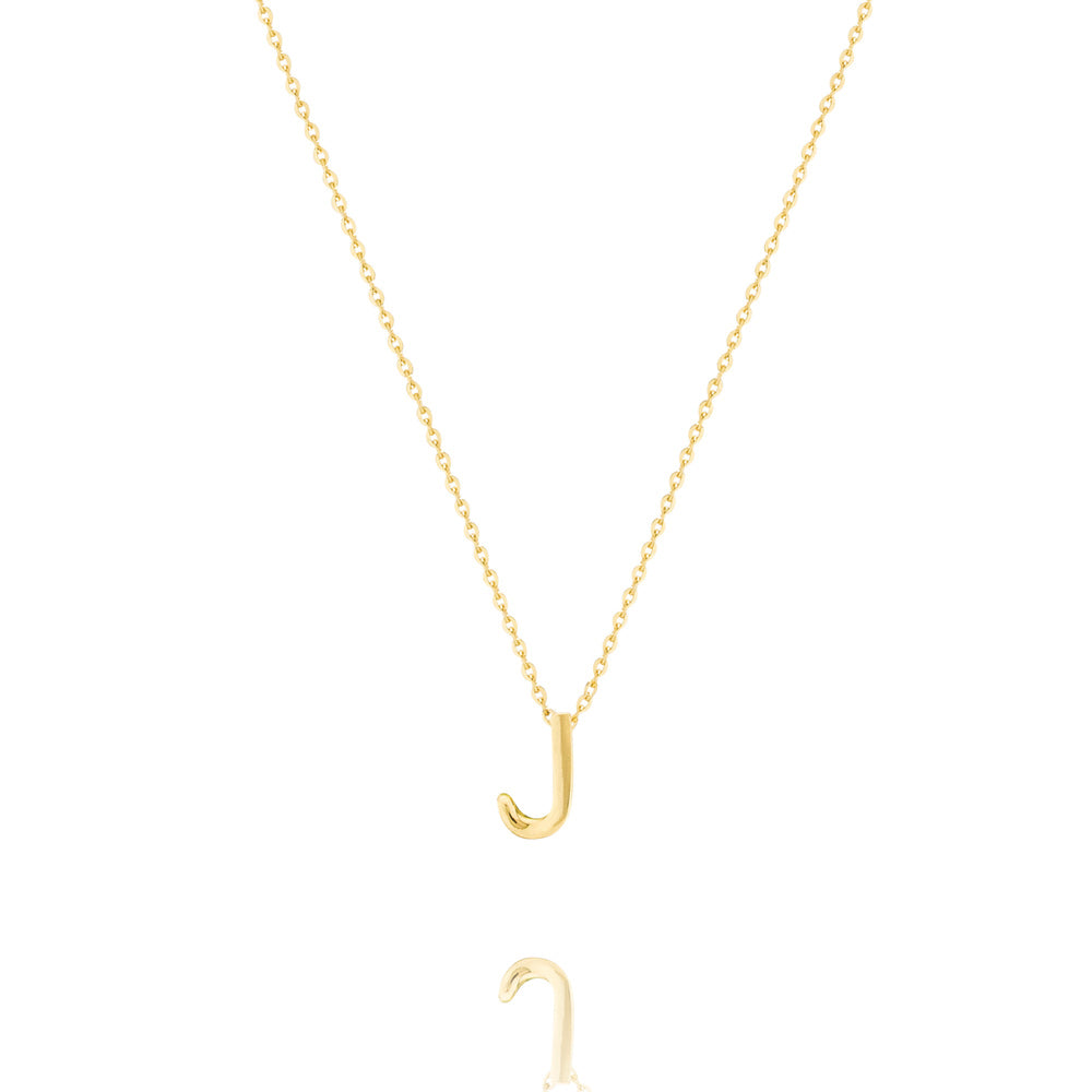 Linda Tahija Letter Necklace, Gold (A-Z)