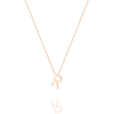 Linda Tahija Letter Necklace, Gold (A-Z)