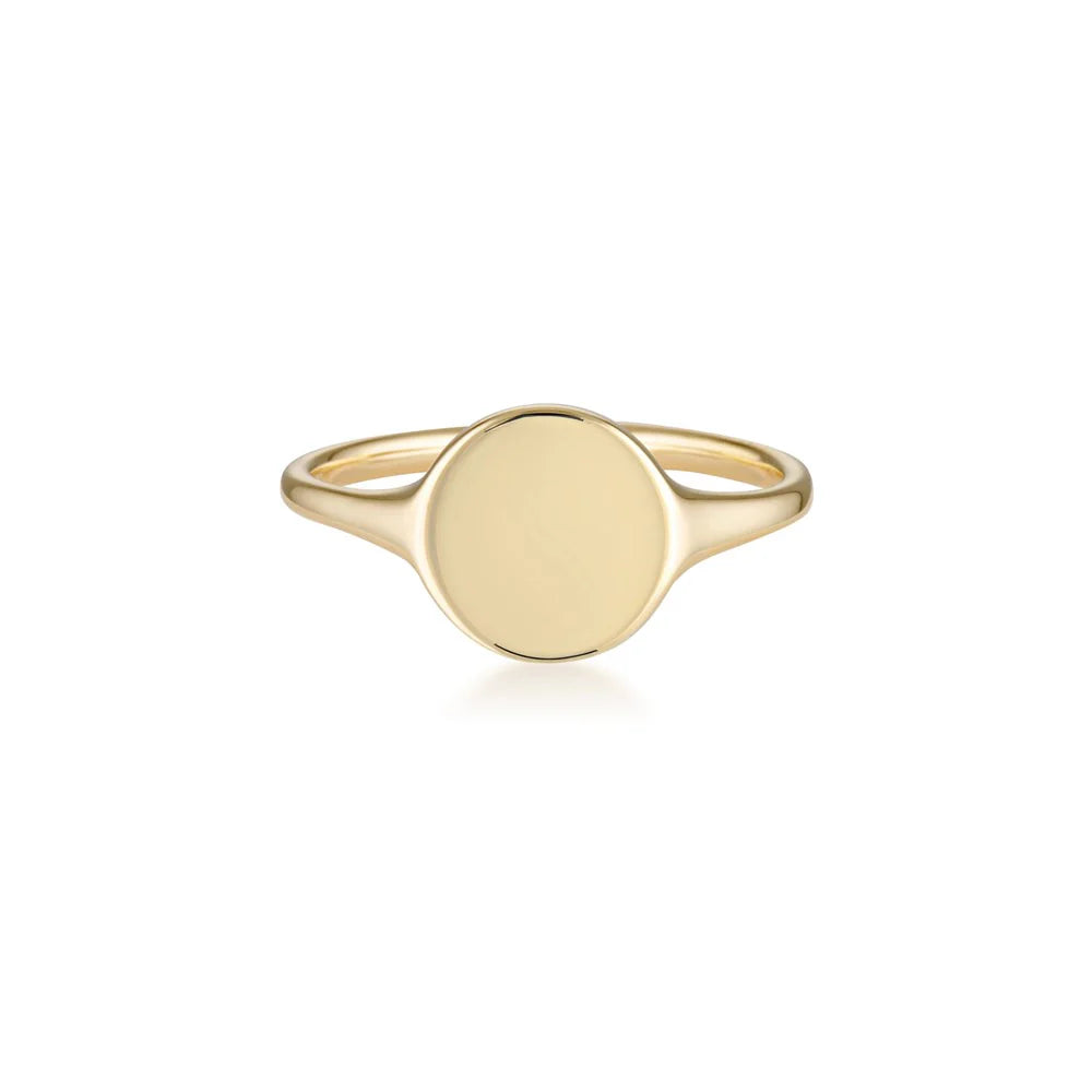 Linda Tahija 9k Gold Signet Ring