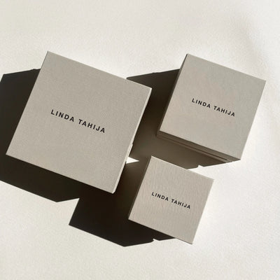 Linda Tahija 9k Gold Sia Hoop Earrings