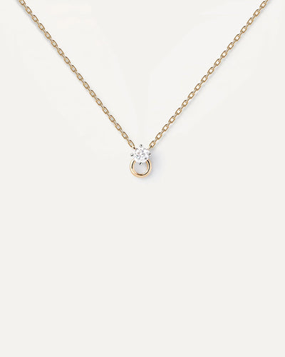 PD Paola Fine 18k Gold Diamond Ari Necklace