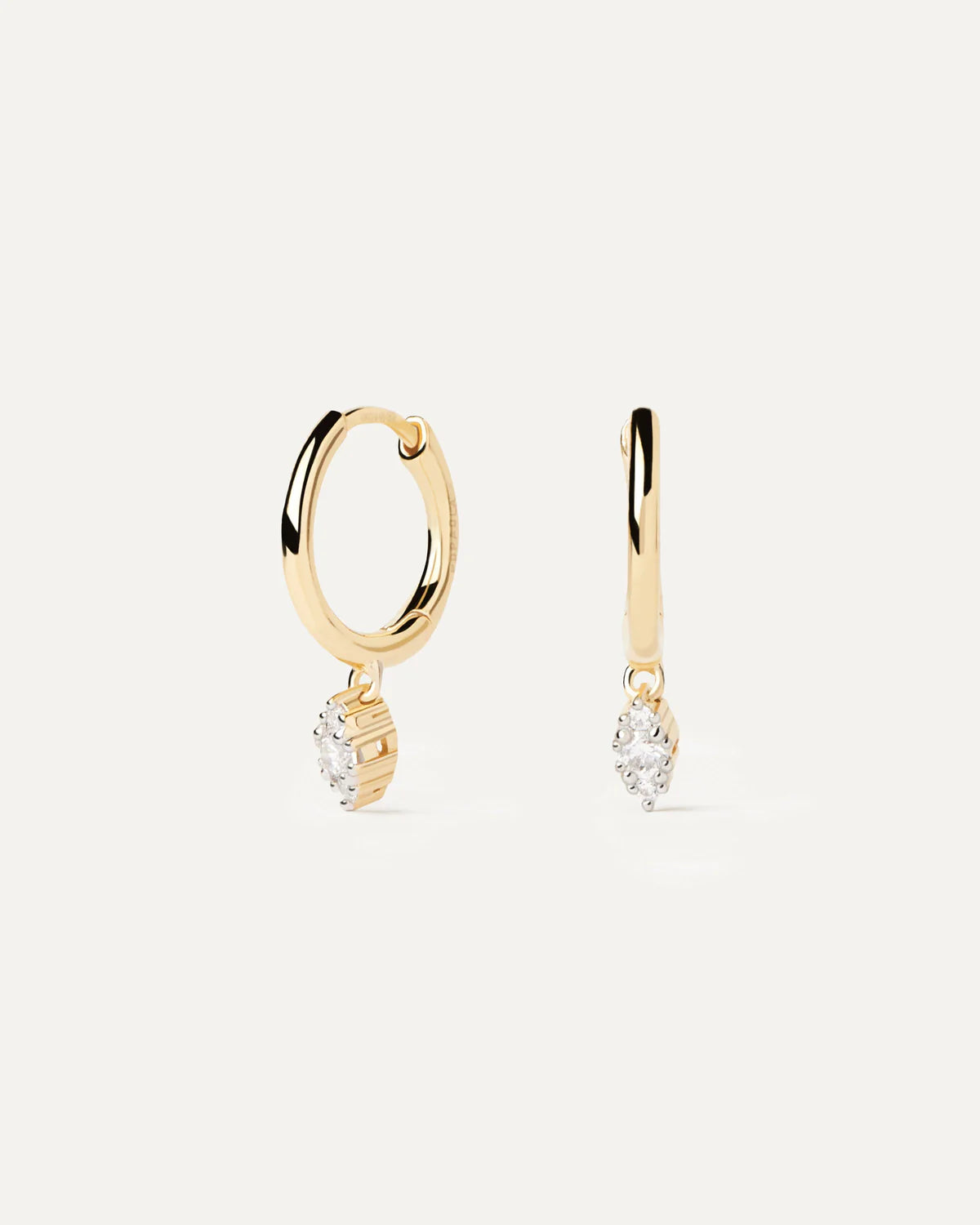 PD Paola Fine 18k Gold Diamond Emi Hoops