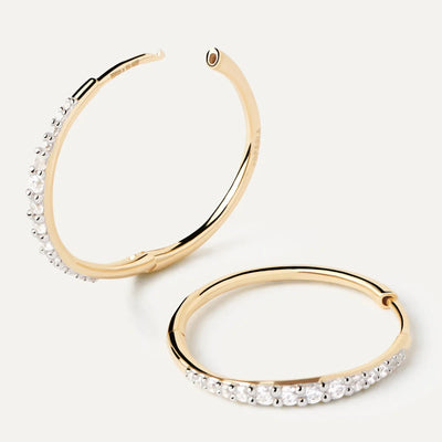 PD Paola Fine 18k Gold Diamond Estella Hoops