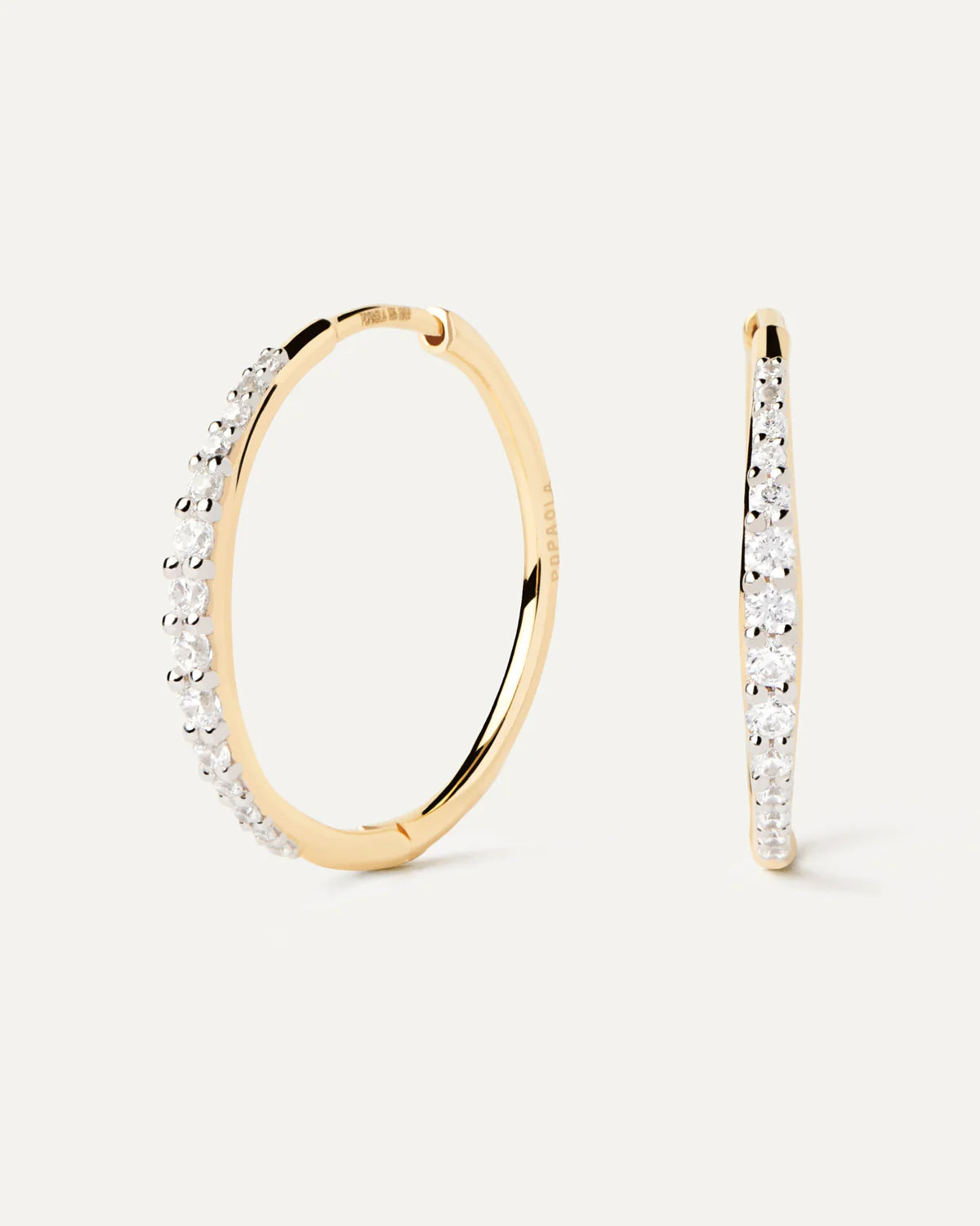 PD Paola Fine 18k Gold Diamond Estella Hoops