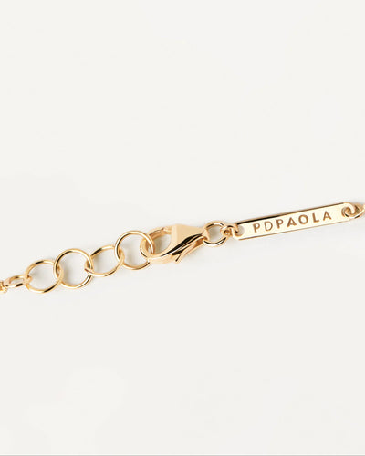 PD Paola Fine 18k Gold Box Chain Bracelet