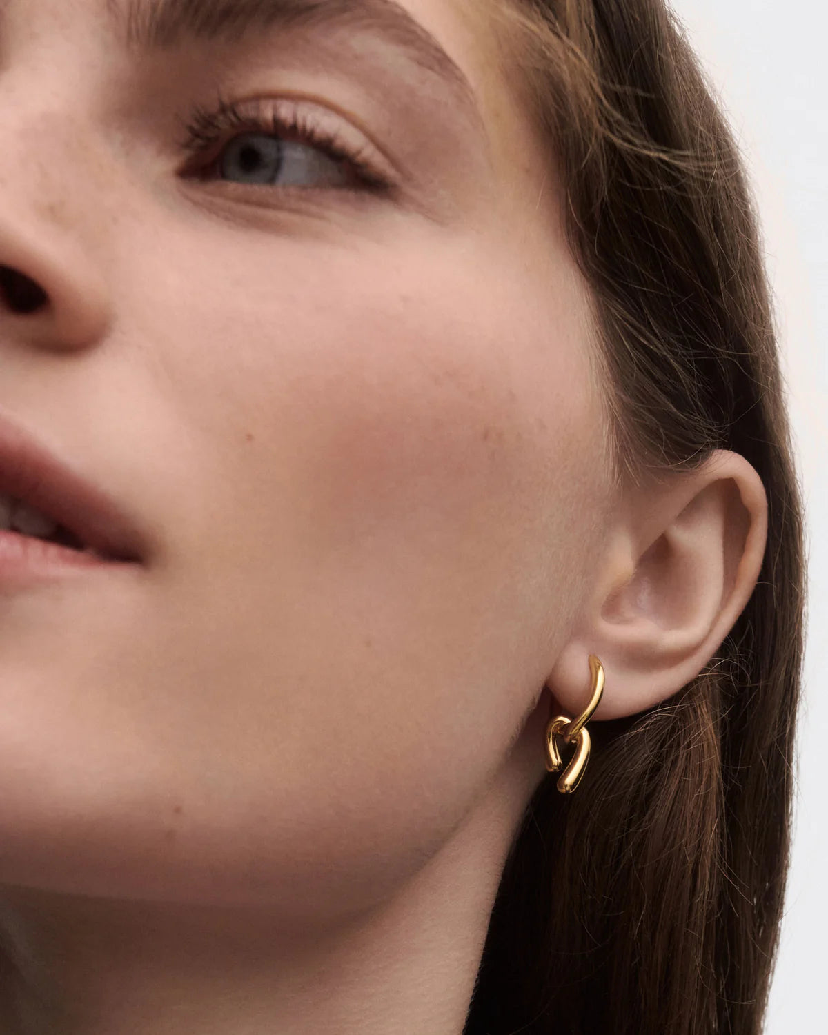 PD Paola Mini Twist Hoops, Gold