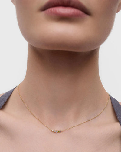 PD Paola Multicolour Estela Necklace, Gold