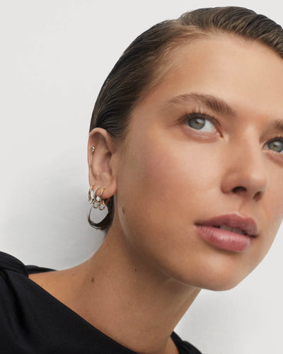 PD Paola Fine 18k Gold Diamond Noe Cartilage Earring