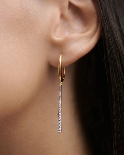 PD Paola Olga Hoop Earrings, Gold