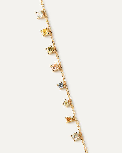 PD Paola Rainbow Salsa Necklace, Gold