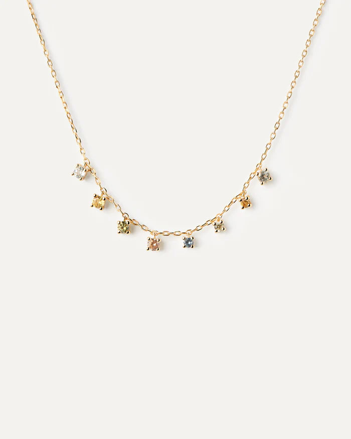PD Paola Rainbow Salsa Necklace, Gold