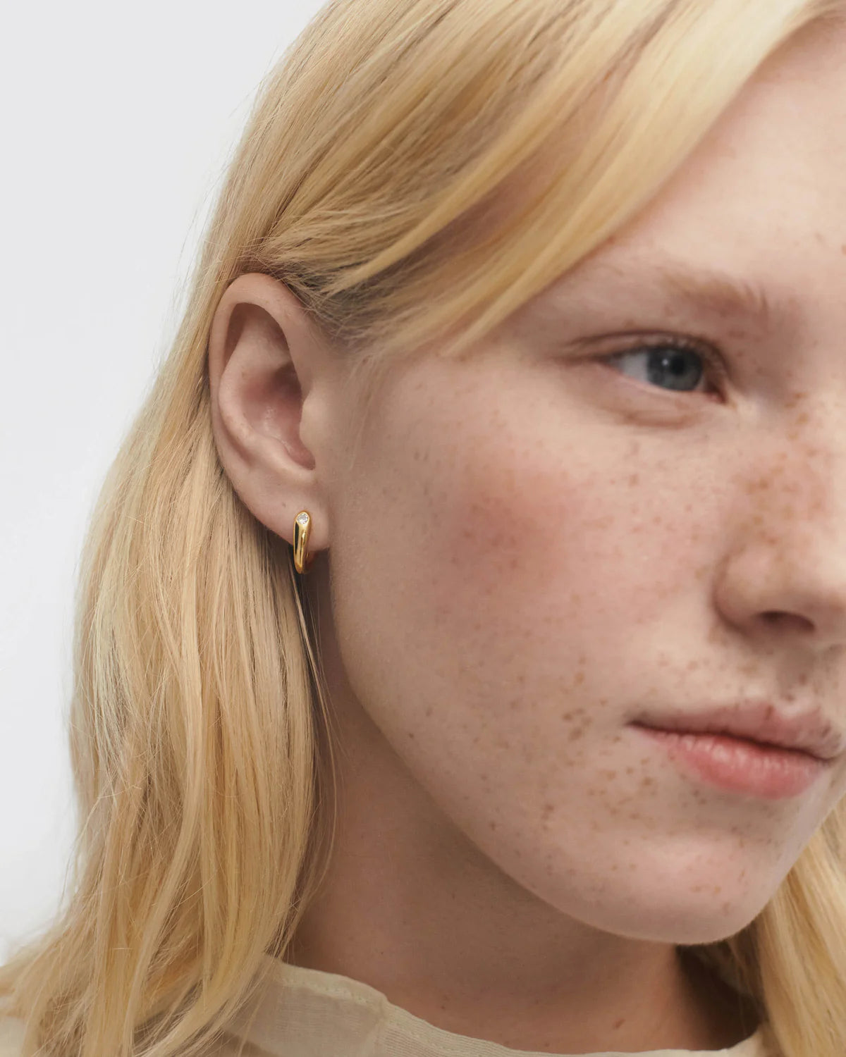 PD Paola Serena Hoop Earrings, Gold