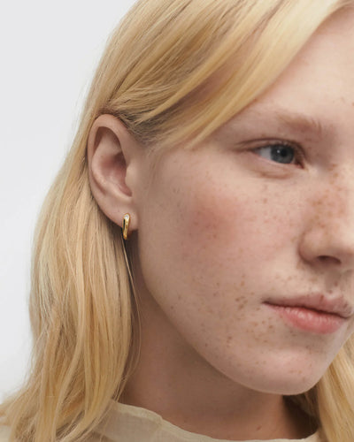 PD Paola Serena Hoop Earrings, Gold