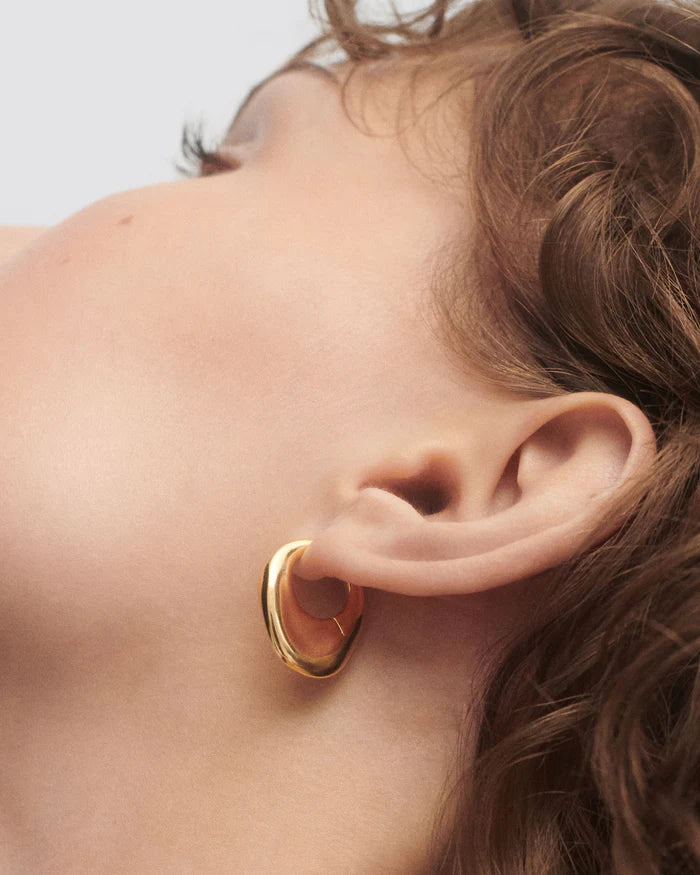PD Paola Volcano Hoop Earrings, Gold