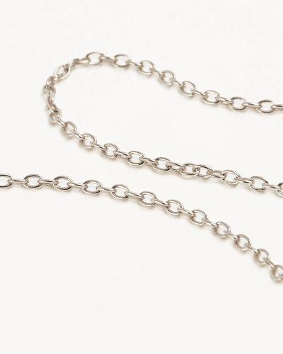 By Charlotte 18" Rolo Chain Necklace Silver