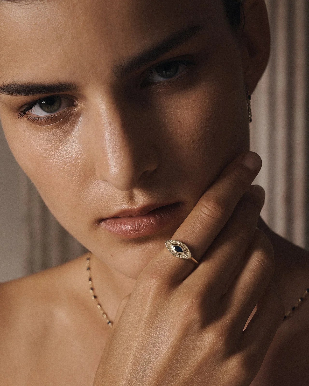Temple of the Sun Solid Gold Alessia Ring