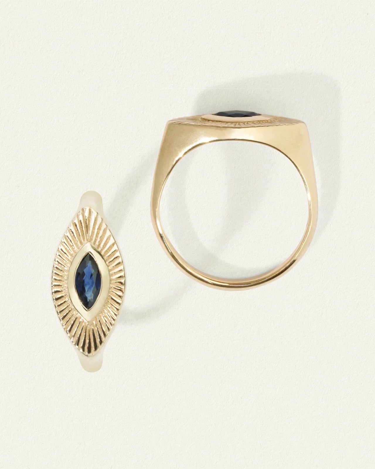 Temple of the Sun Solid Gold Alessia Ring
