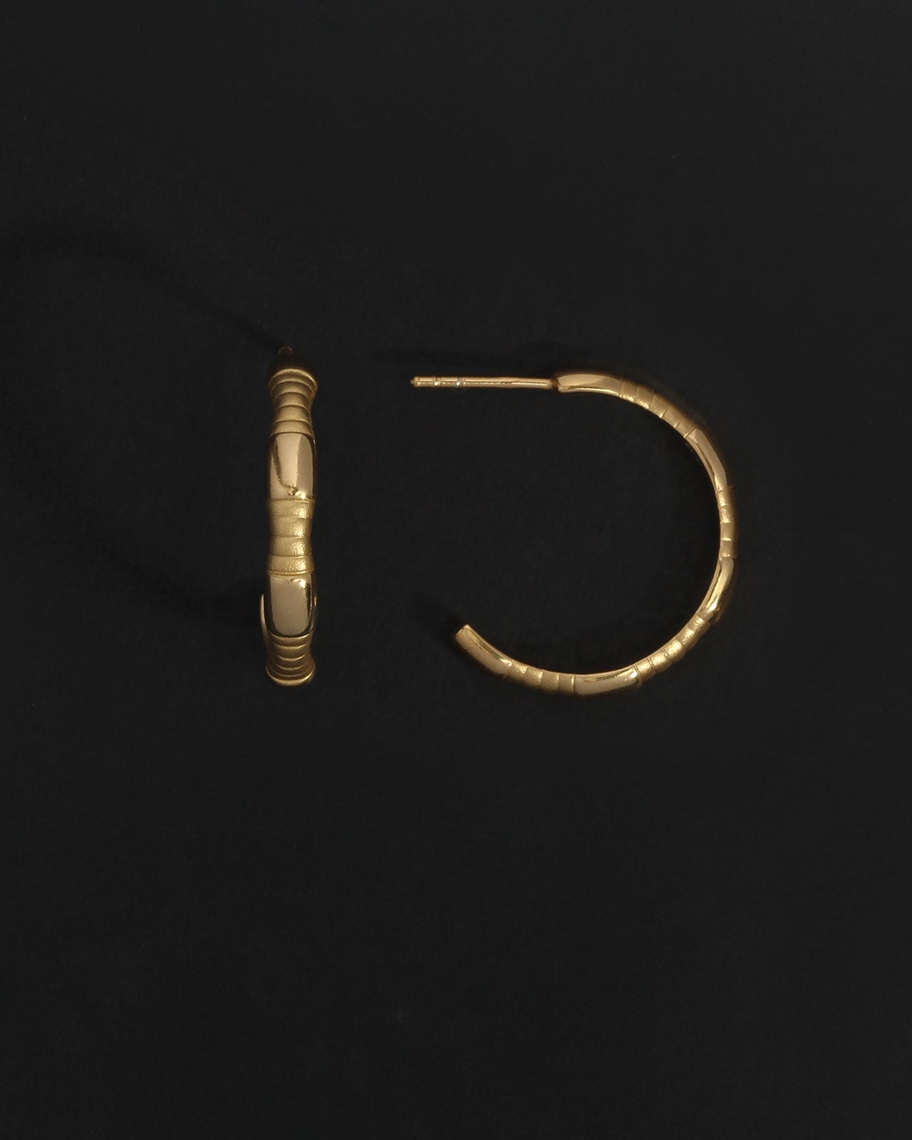Temple of the Sun Amari Hoops, Gold