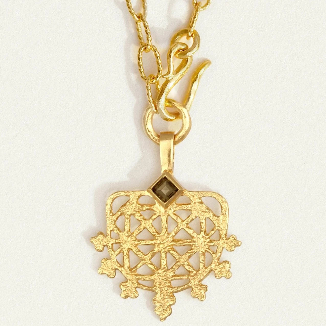 Temple of the Sun Arinna Lariat Necklace, Gold