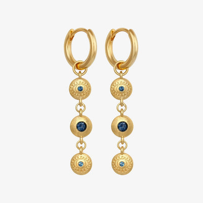 Temple of the Sun Blessing Earrings, Gold