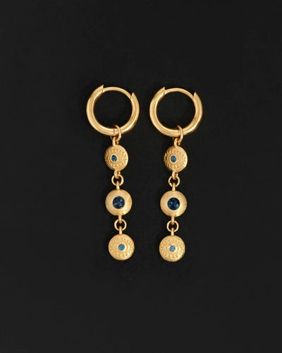 Temple of the Sun Blessing Earrings, Gold