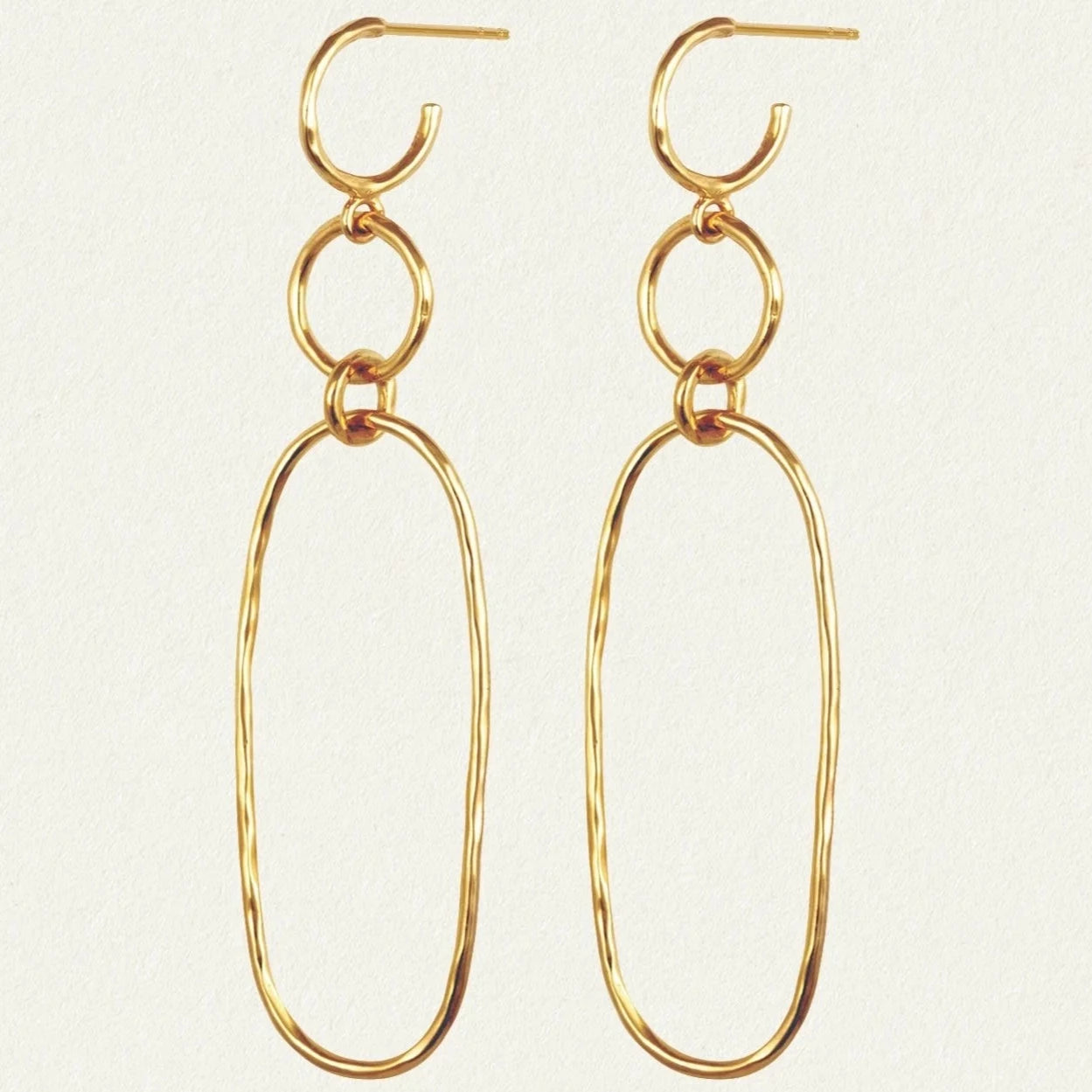 Temple of the Sun Elsie Earrings, Gold