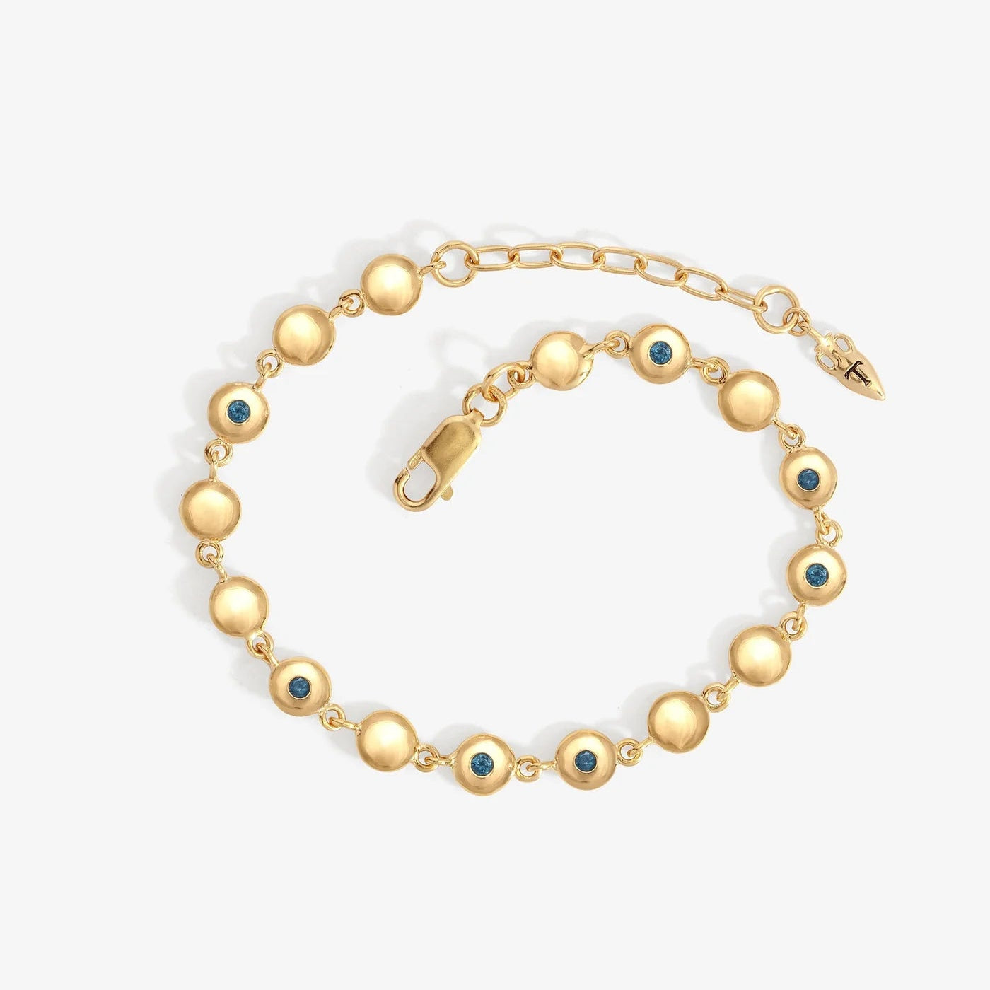 Temple of the Sun Mavi Chain Bracelet, Gold