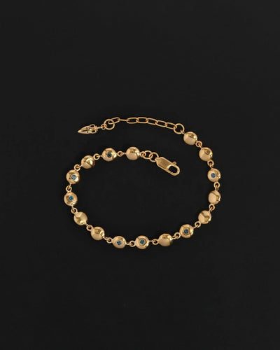 Temple of the Sun Mavi Chain Bracelet, Gold