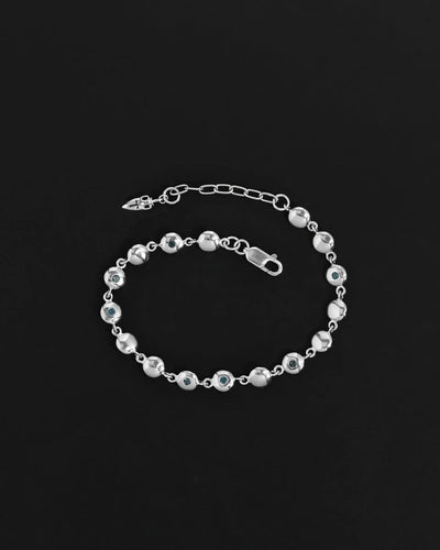 Temple of the Sun Mavi Chain Bracelet, Silver