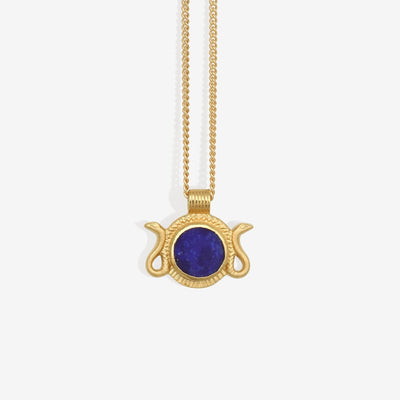 Temple of the Sun Naja Necklace, Gold