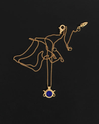 Temple of the Sun Naja Necklace, Gold