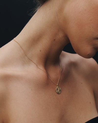 Temple of the Sun Seed of Life Necklace, Gold