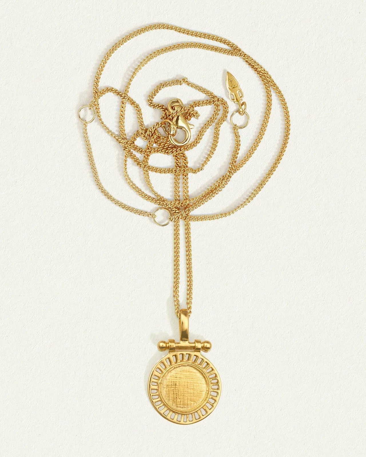 Temple of the Sun Solar Necklace, Gold