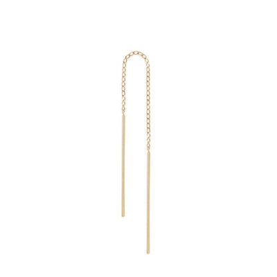 By Charlotte 14k Gold Purity Single Thread Earring