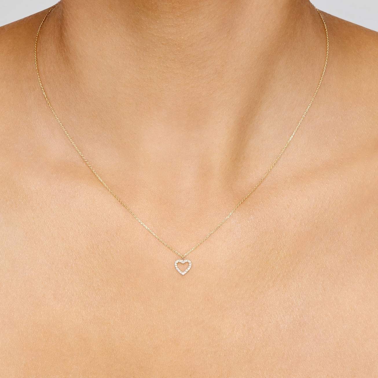 By Charlotte 14k Gold Eternal Love Diamond Necklace