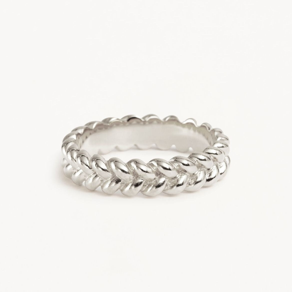 By Charlotte Intertwined Ring, Gold or Silver