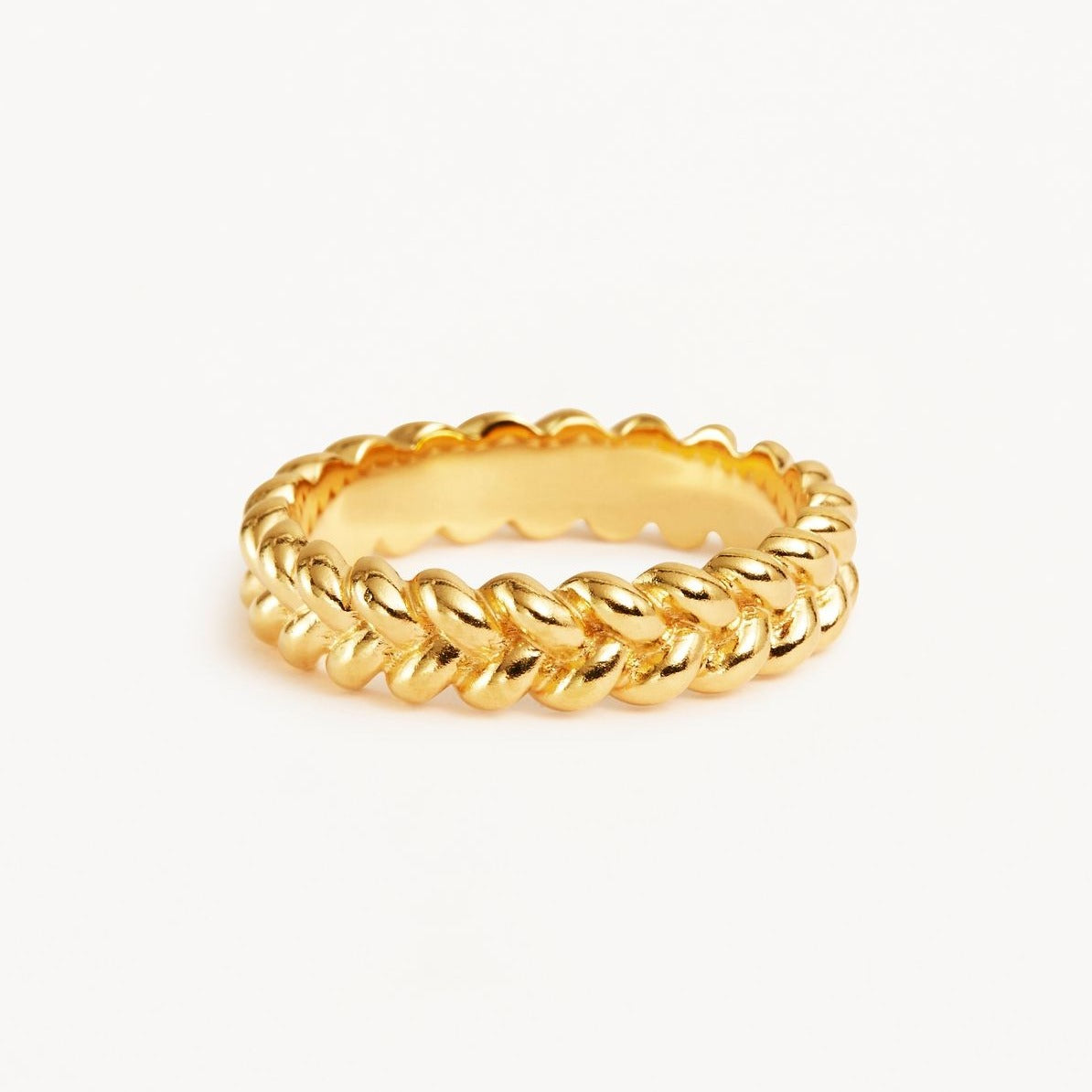 By Charlotte Intertwined Ring, Gold or Silver