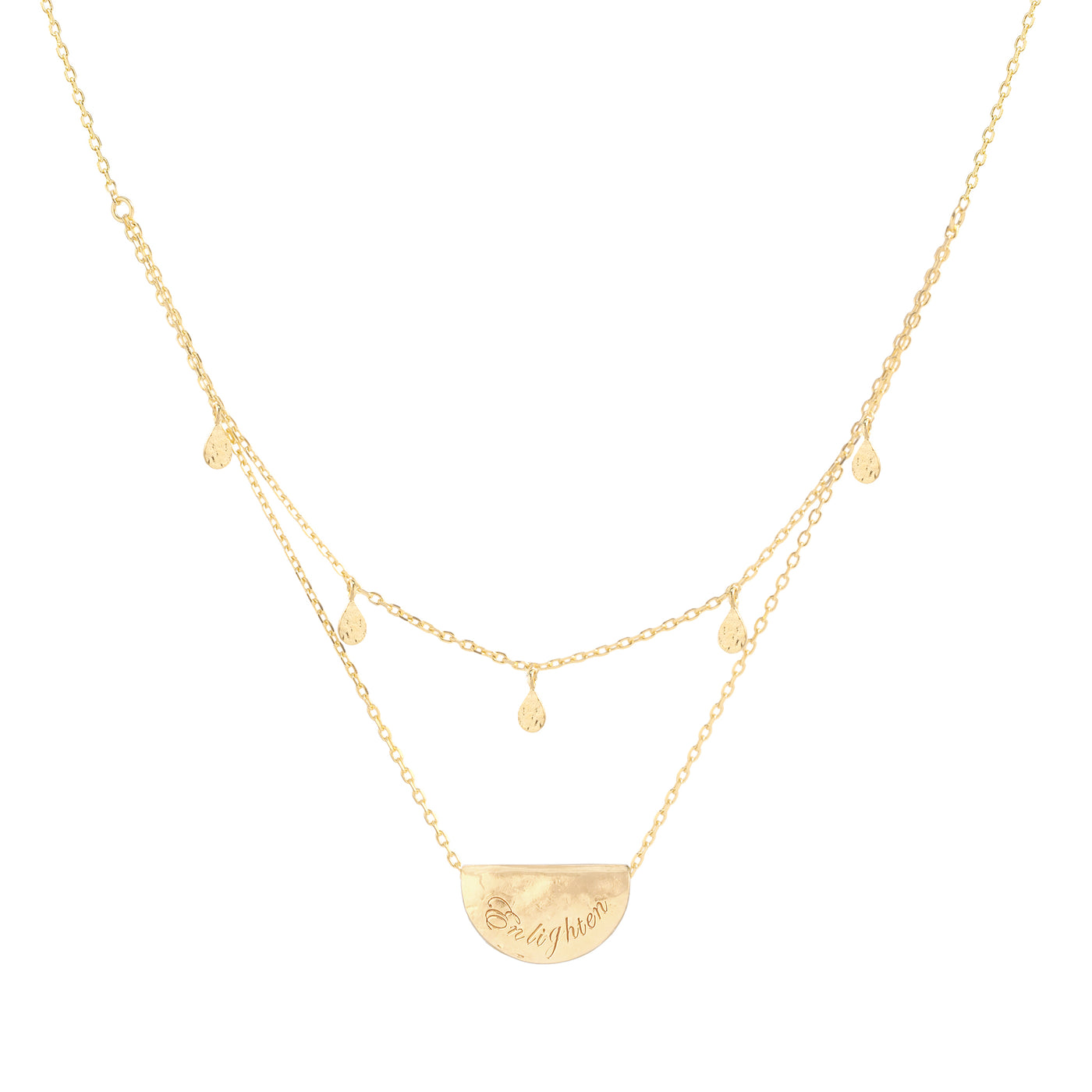 By Charlotte Blessed Lotus Necklace, Gold