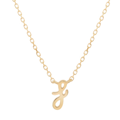 By Charlotte 14k Gold Love Letter Initial Necklace