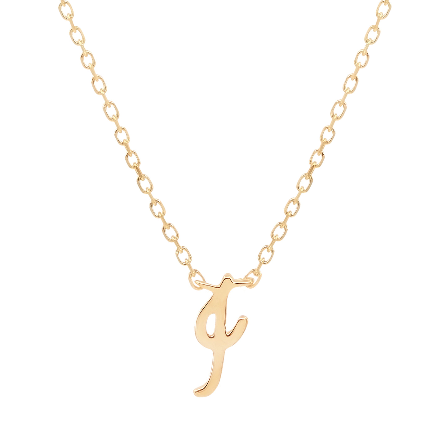 By Charlotte 14k Gold Love Letter Initial Necklace