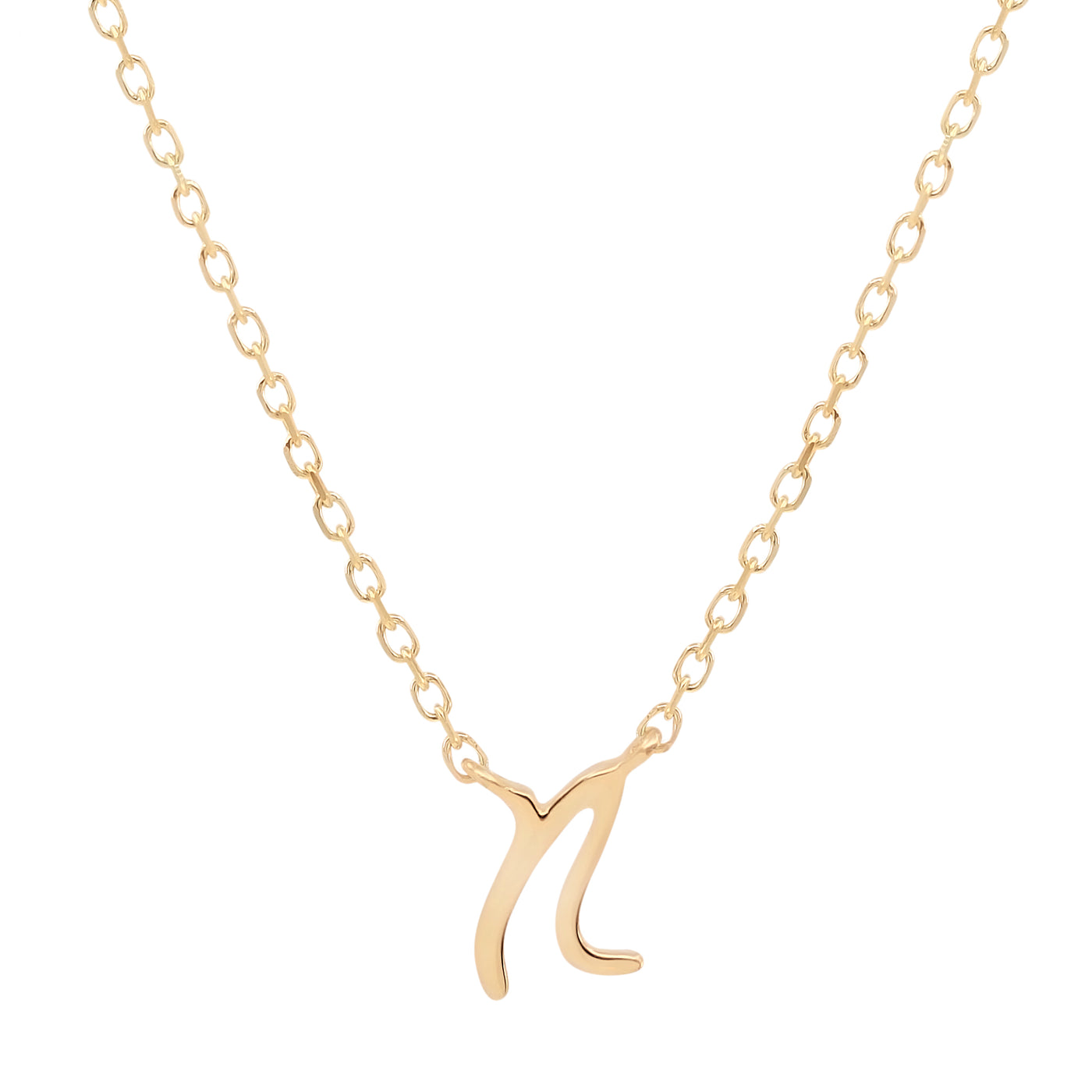 By Charlotte 14k Gold Love Letter Initial Necklace