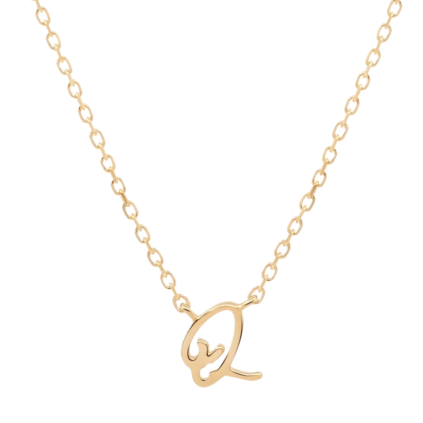 By Charlotte 14k Gold Love Letter Initial Necklace