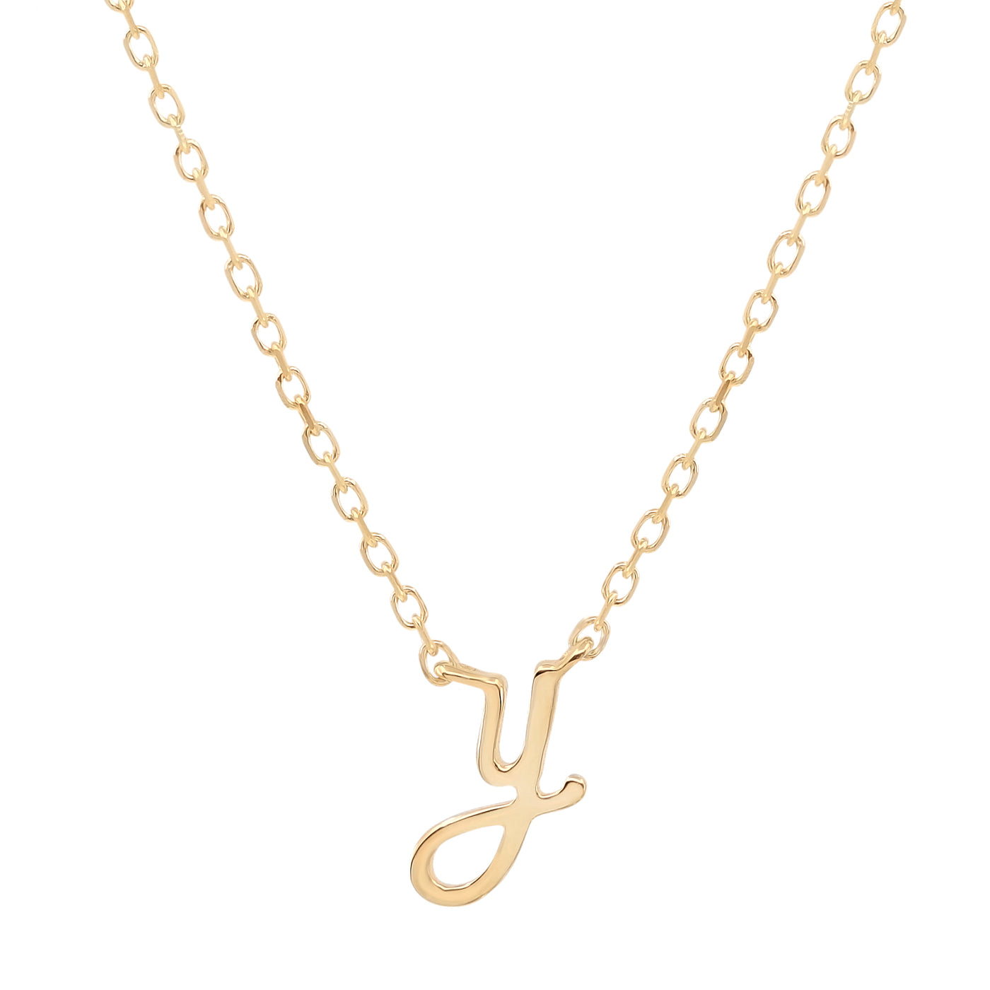 By Charlotte 14k Gold Love Letter Initial Necklace