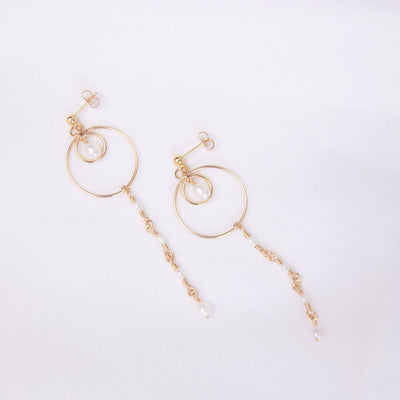 Alana Maria Belle Earrings, Gold